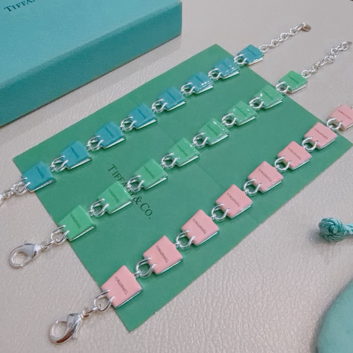 Tiffany & Co. Book Charm Bracelet